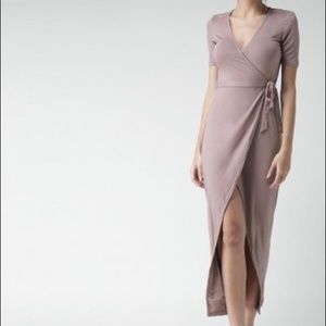Lavender Wrap around dress